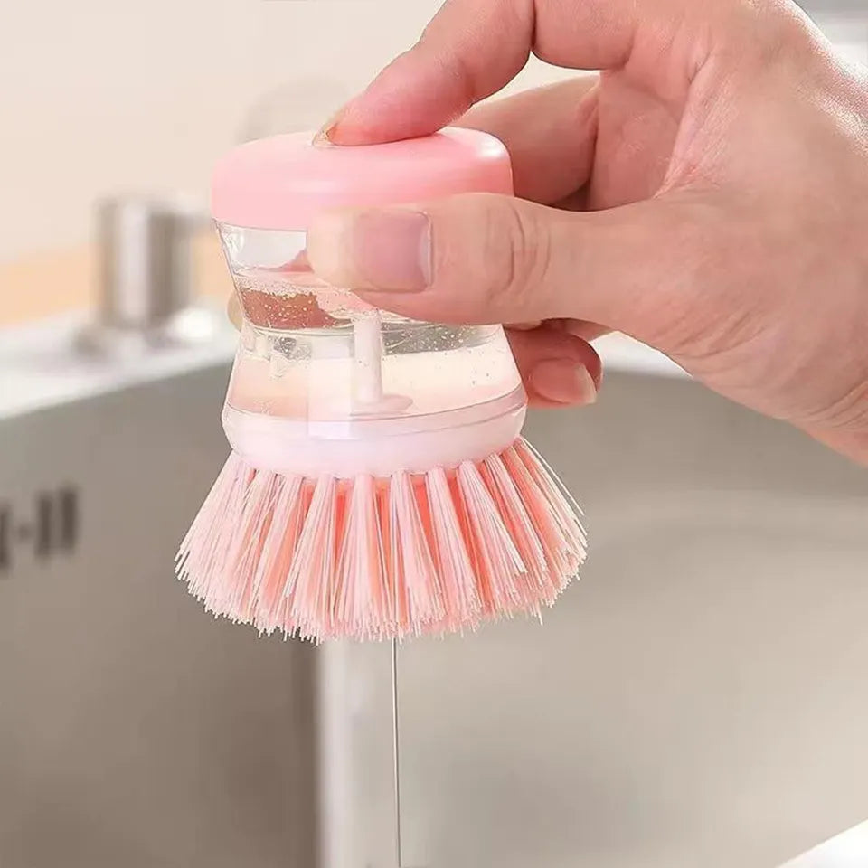 Opvaskebørste med dispenser